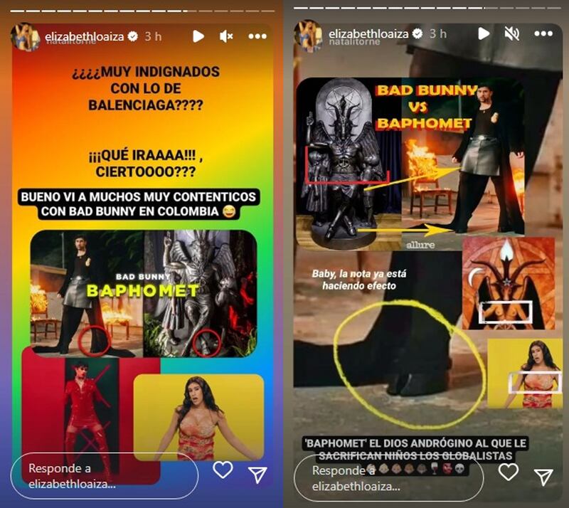 Elizabeth Loaiza tiene opiniones algo controversiales sobre Bad Bunny