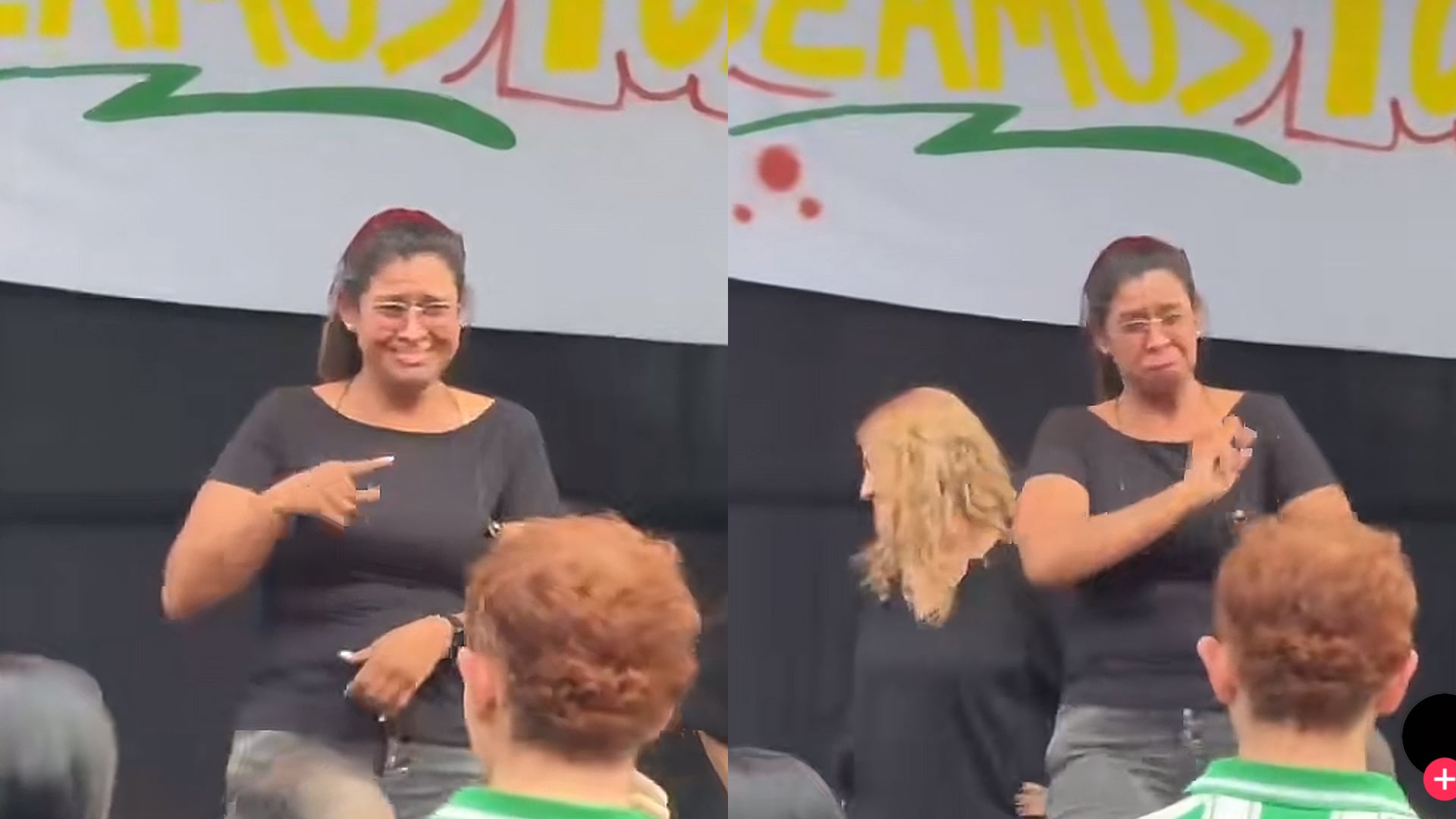 La Groupie en lenguaje de señas