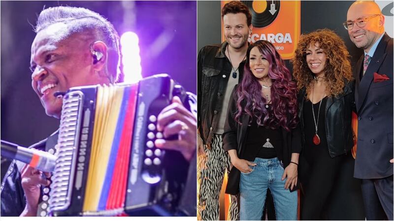 Gusi no se pudo contener y tuvo emotivo gesto con corista de Omar Geles que se presentó a La Descarga