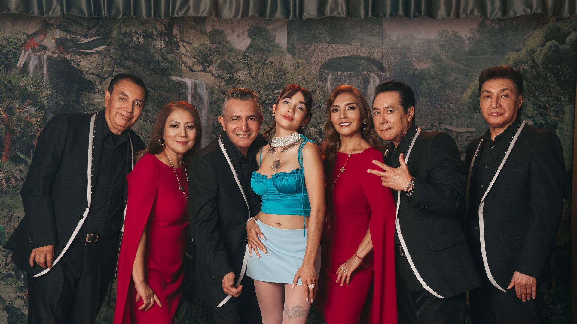 Los Ángeles Azules y María Becerra (Cortesía)