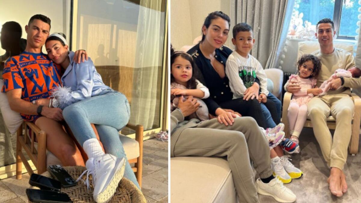 Georgina Rodríguez y Cristiano Ronaldo