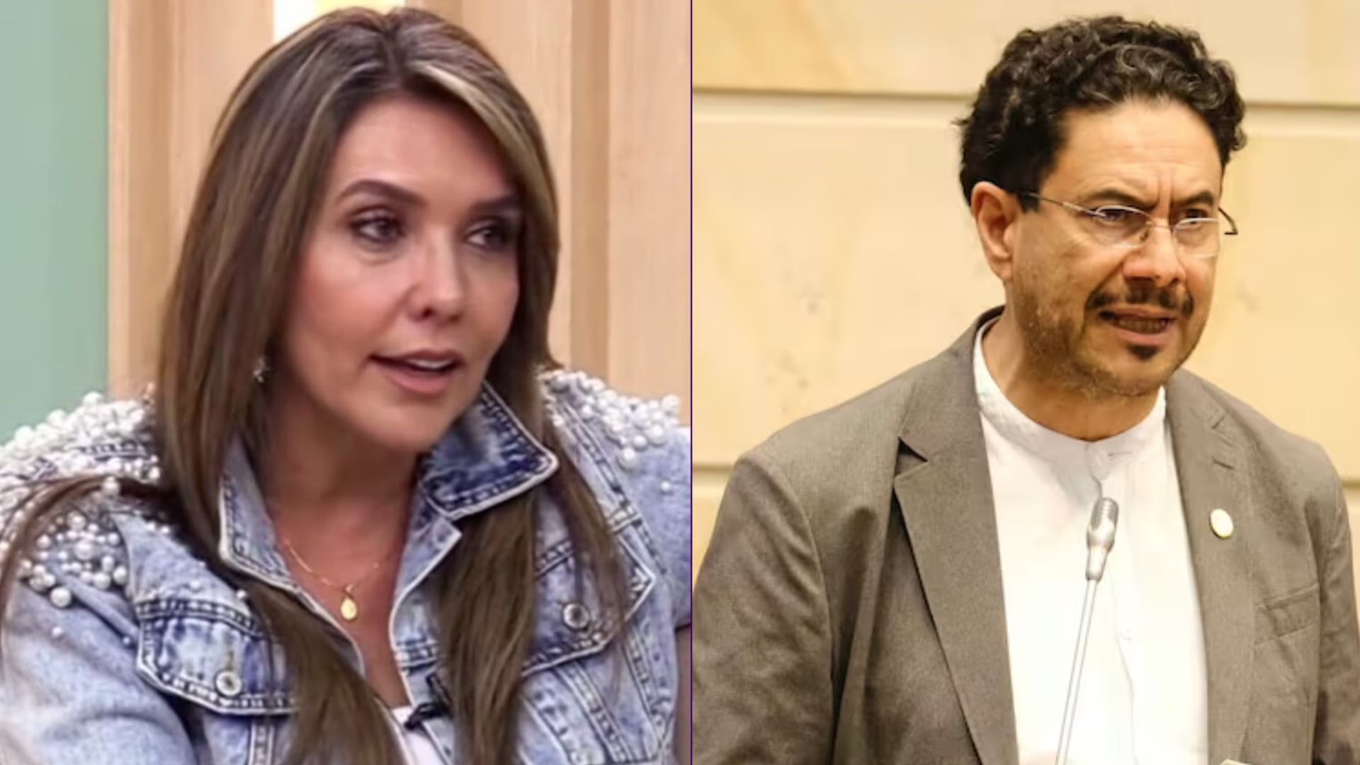 Mónica Rodríguez e Iván Cepeda