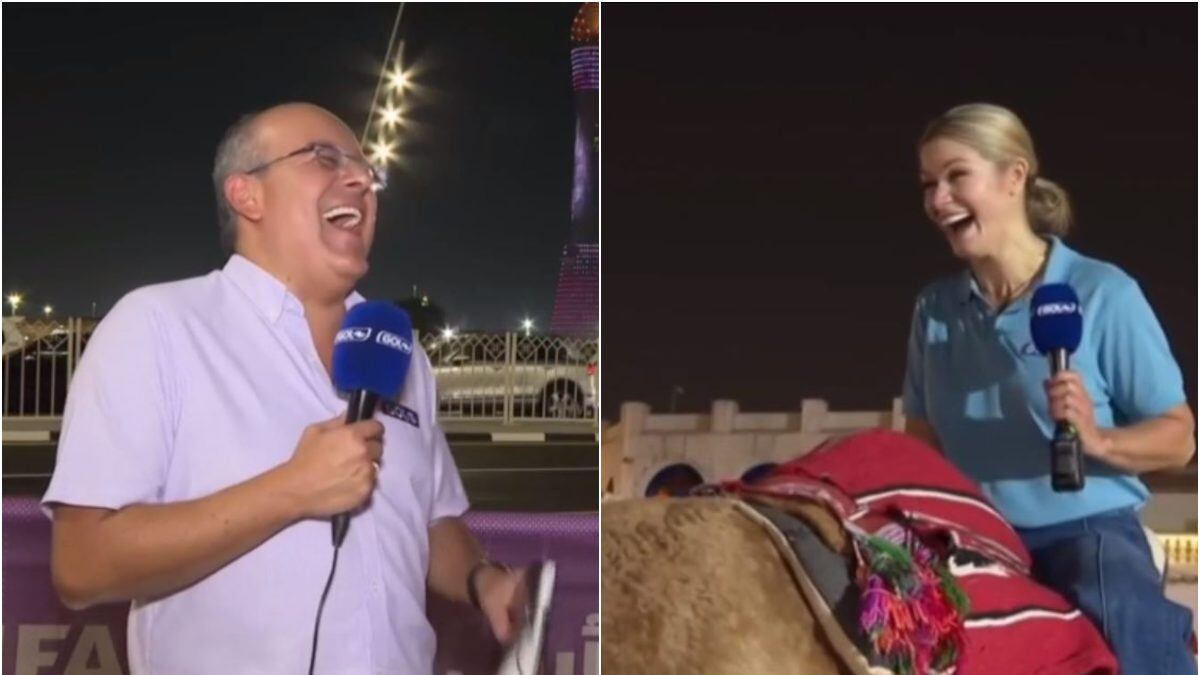 Ricardo Orrego no pudo de la risa porque a Pilar Smith no le ando el camello