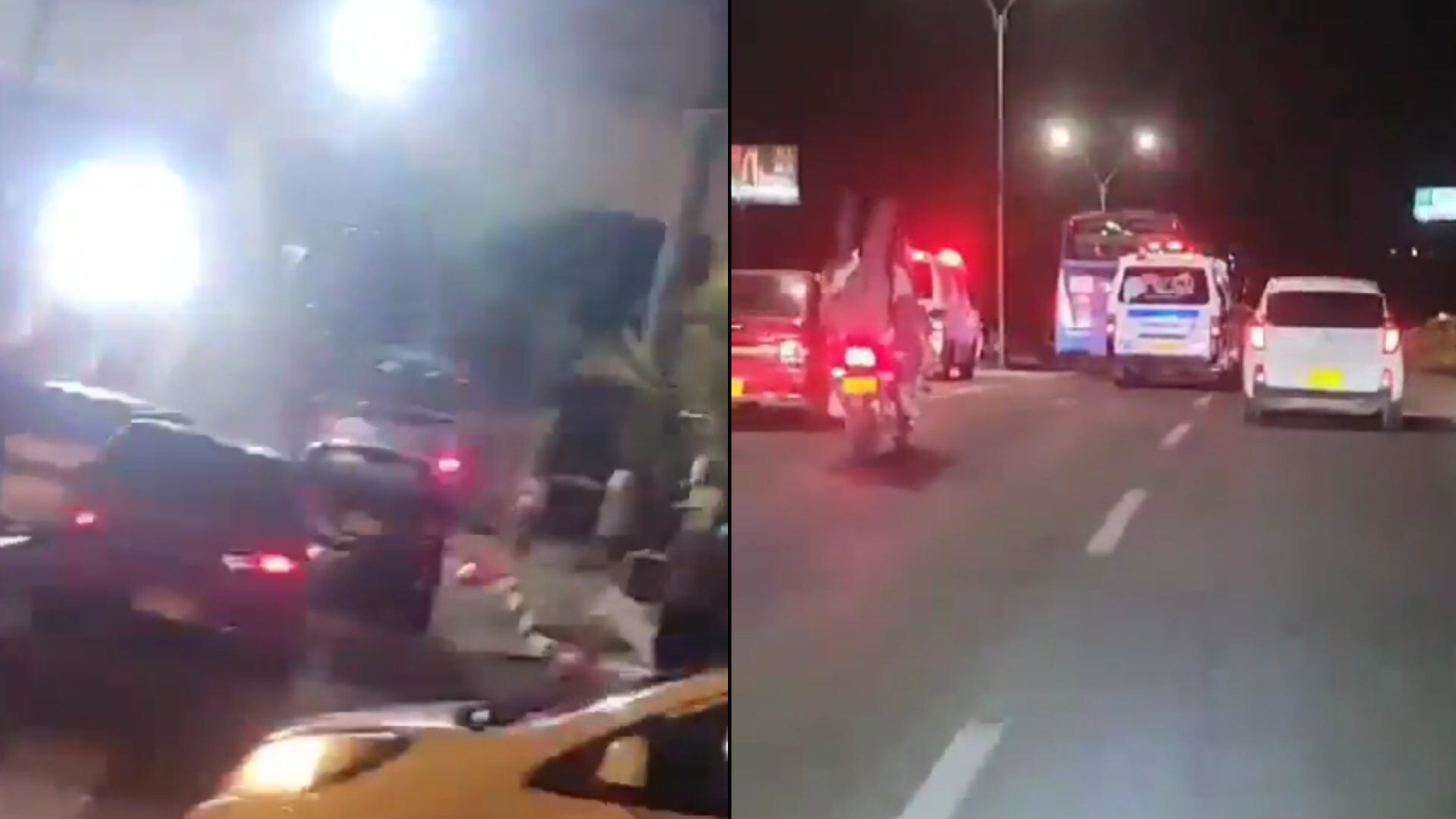 La persecución no dejó personas heridas.