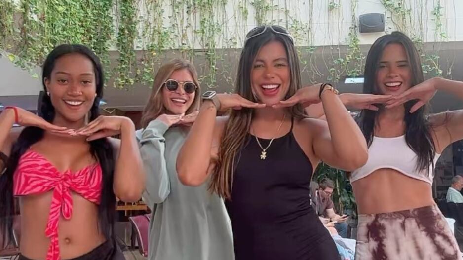Caro, Mai, Flaca y Saskya del 'Desafío The Box' iniciaron el “Naranja Trip” por Colombia con la ausencia de otros miembros de Gamma.