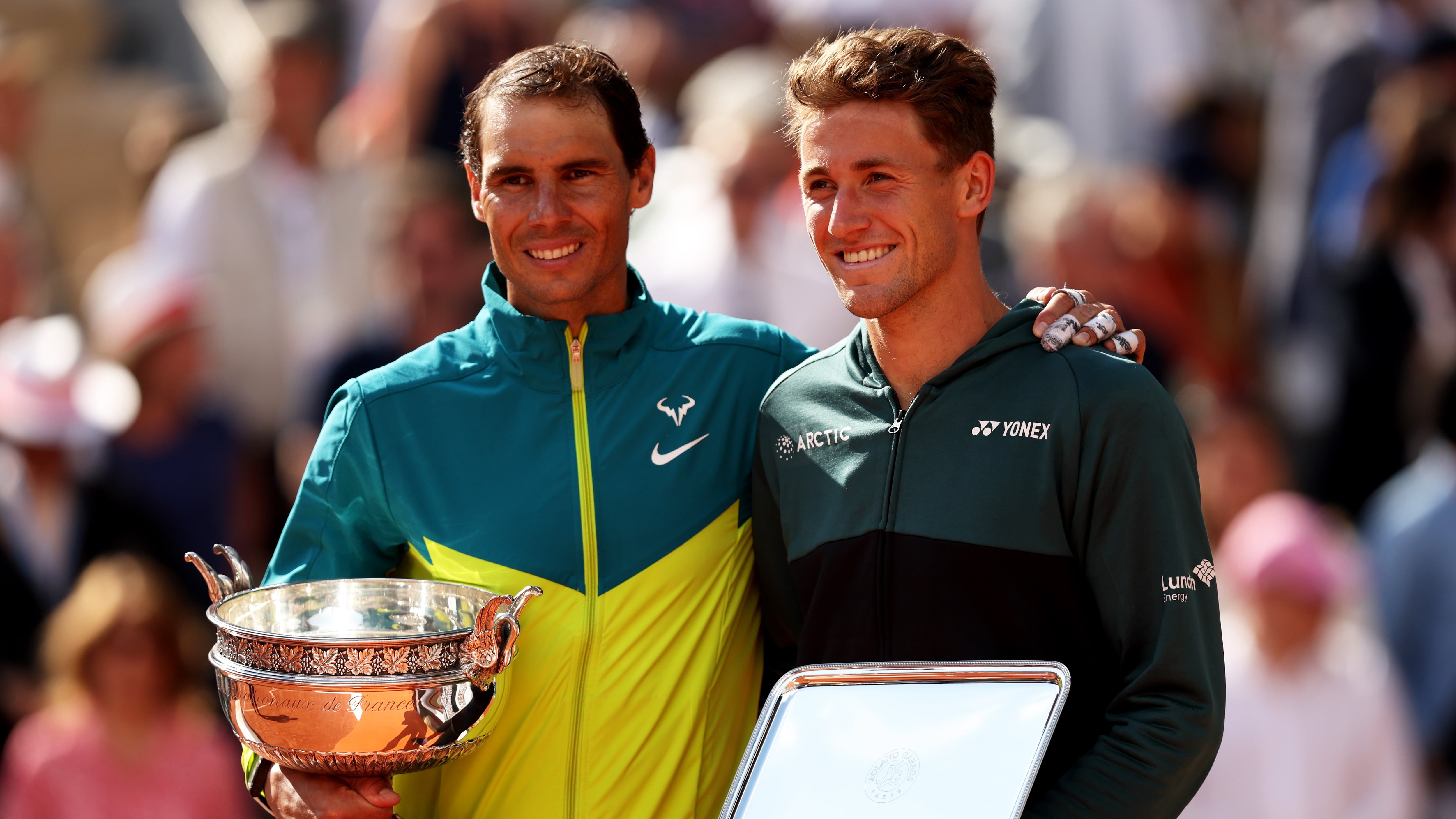 Rafael Nadal y Casper Ruud