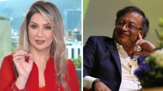 Rifirrafe entre Vicky Dávila y Gustavo Petro