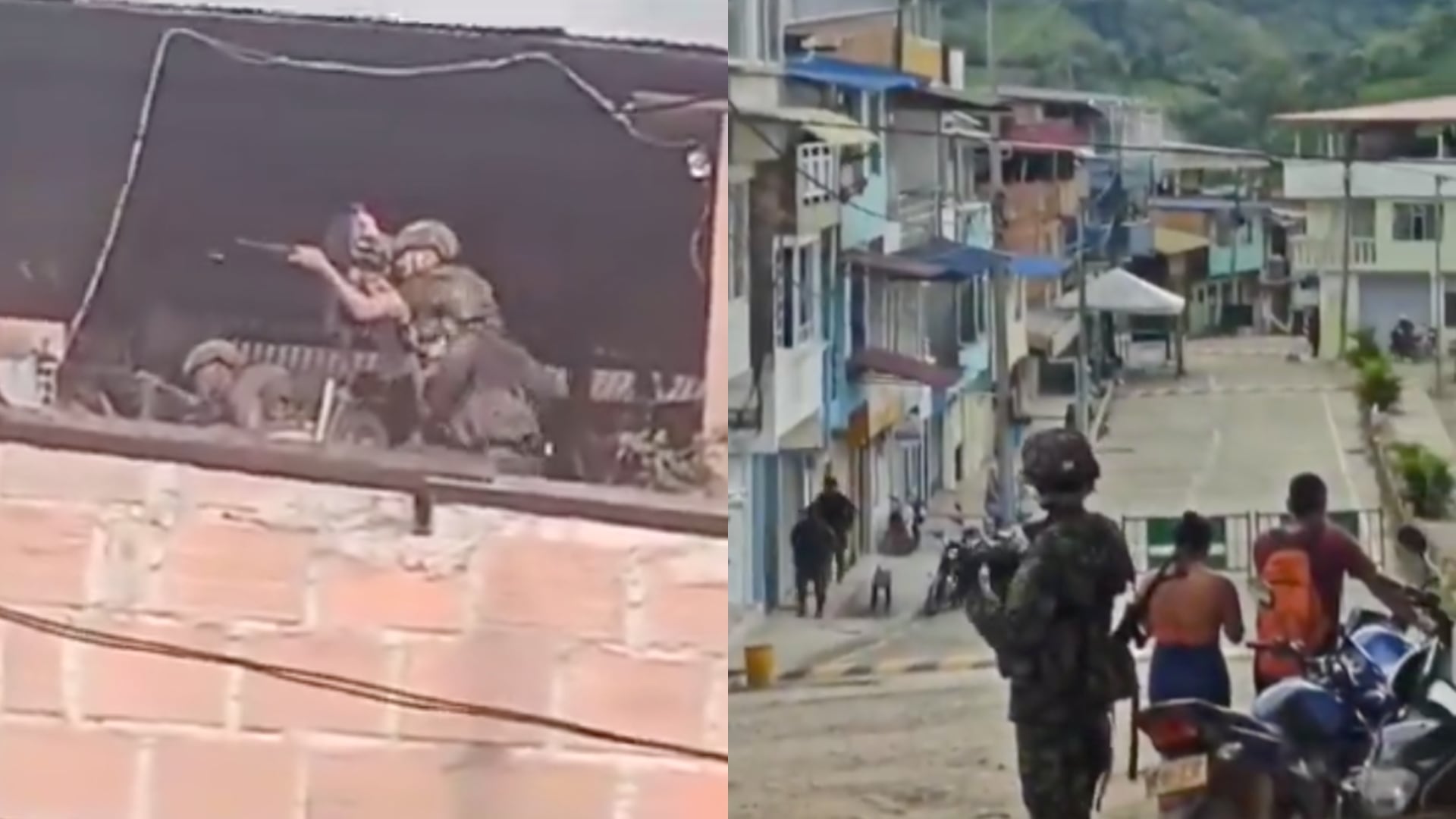 Miembros de la Fuerza Pública se enfrentan contra disidencias de las Farc, llamada 'Segunda Marquetalia', en Nariño.