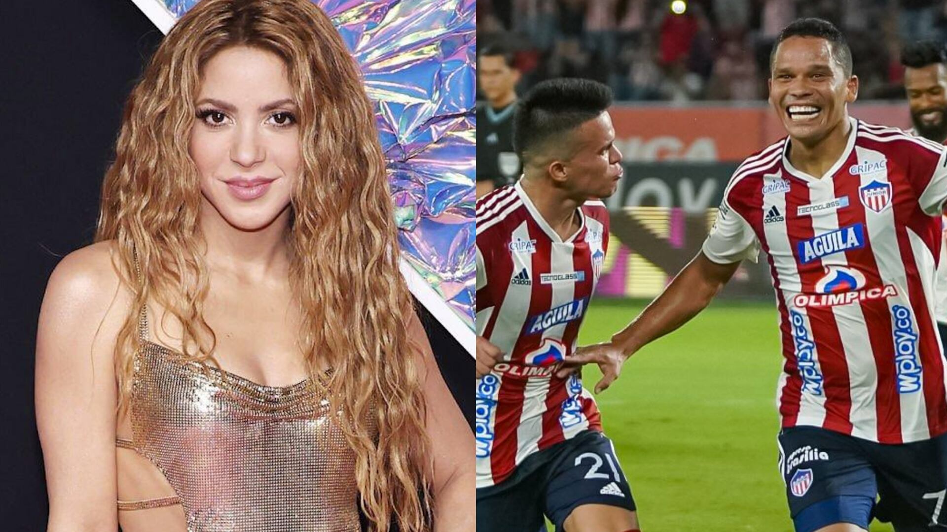 Shakira y Junior.