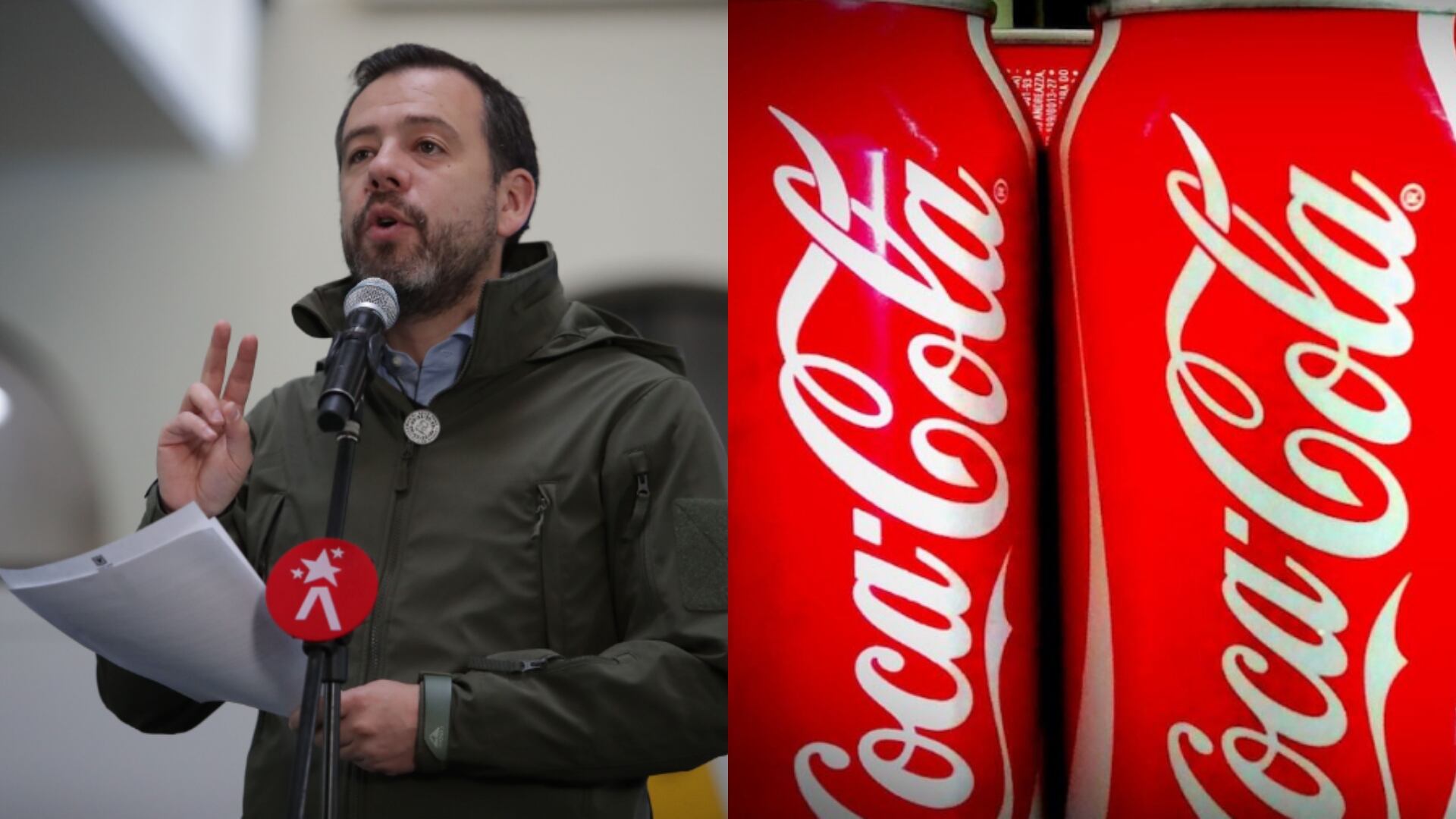 El alcalde Galán se refirió a la empresa Coca Cola y la extracción de agua en La Calera.