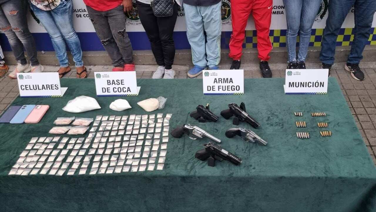 Una banda de 20 personas fue desmantelada en Cali. Se encargaban de secuestrar, asesinar personas y al microtráfico de drogas.