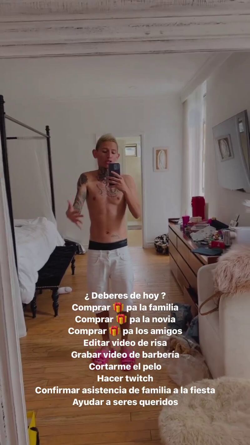 'La Liendra' compartió cuáles son sus pendientes para los últimos días del año