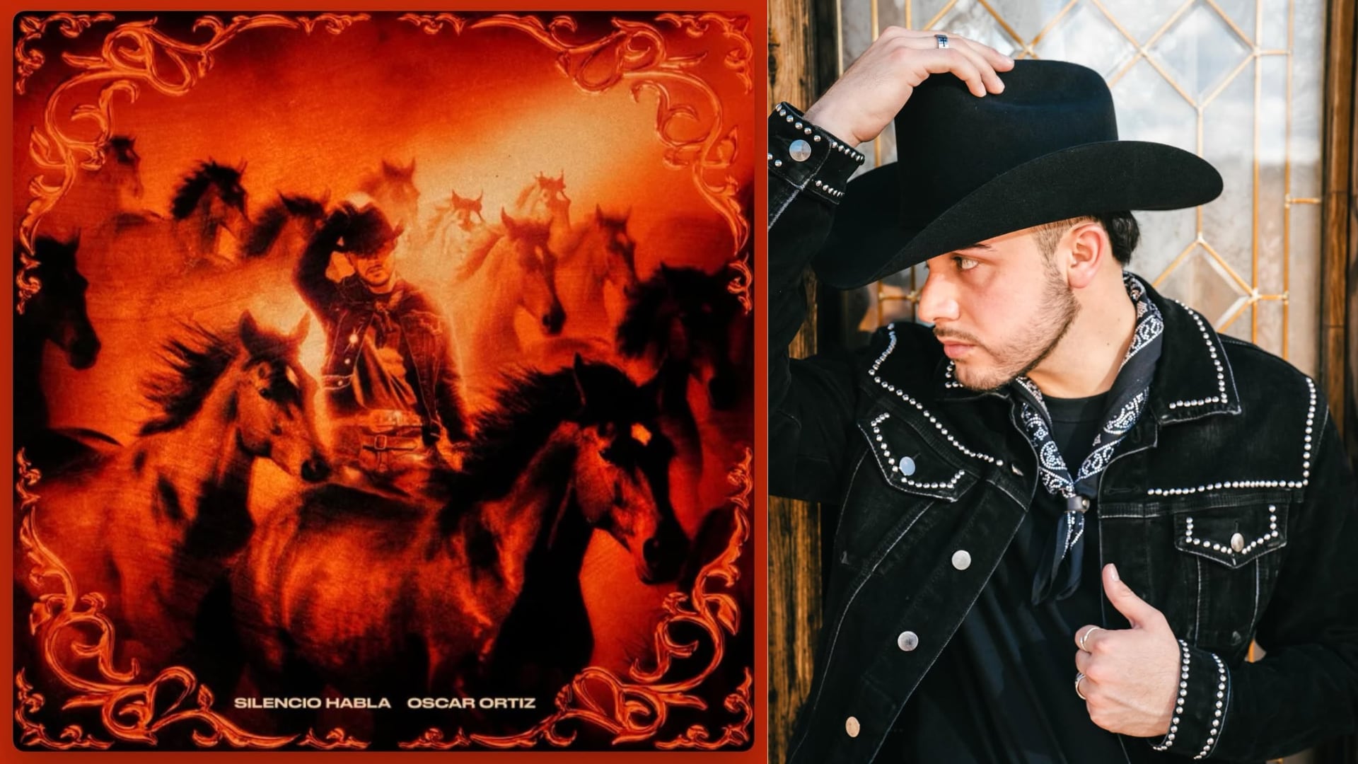 Óscar Ortiz lanza 'Silencio Habla' con temas de cumbia en el colaboró con Carin León