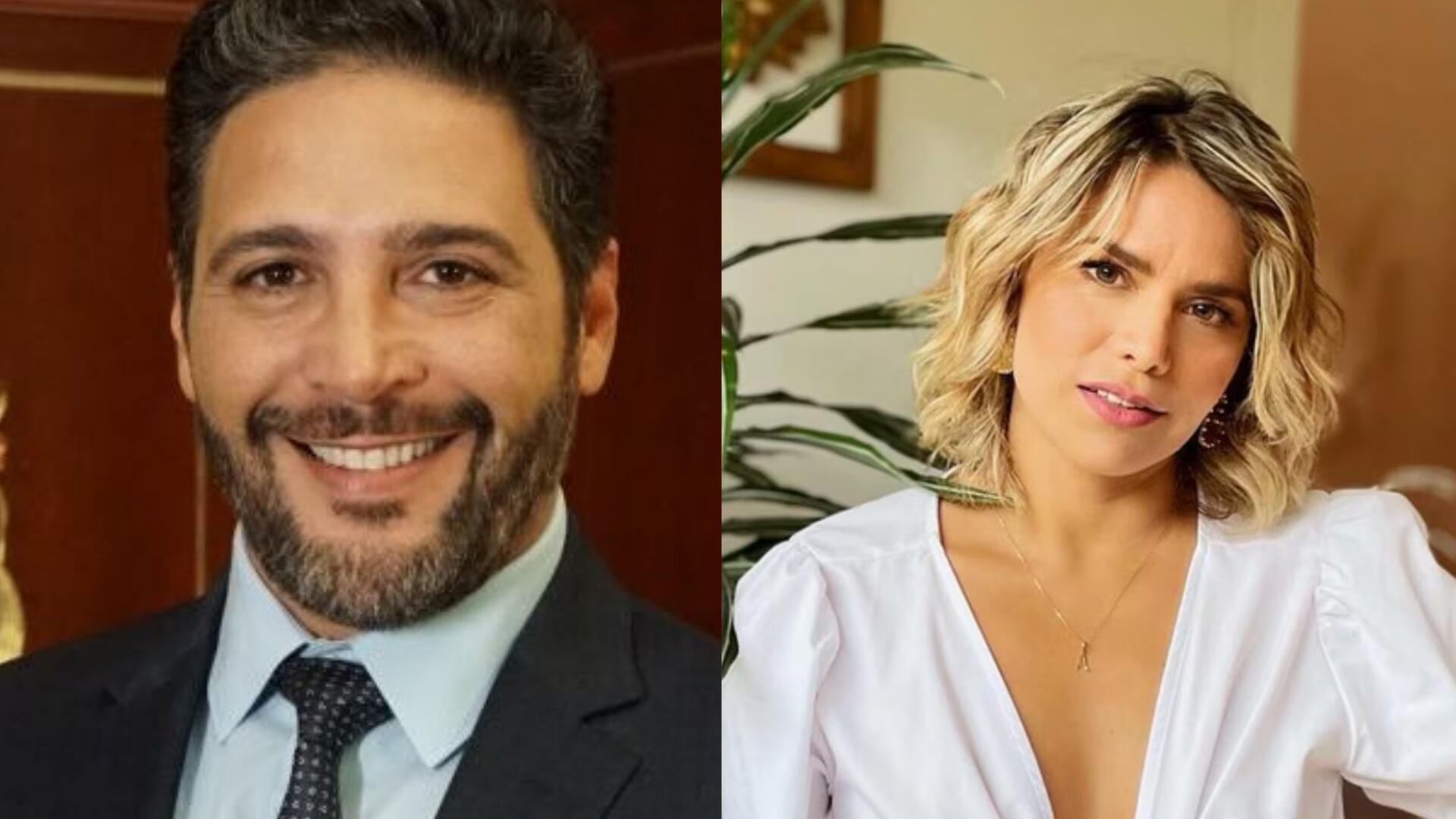 Agmeth Escaf y Adriana Lucía