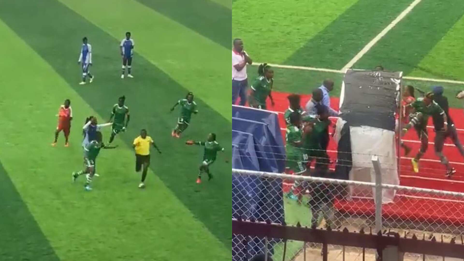 Durante un partido de fútbol en el Congo, jugadoras le pegaron una paliza al árbitro