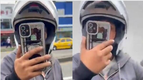 Foto “Cómo será de grosera”: Pelea entre motera y otro motociclista tras choque quedó registrada en video en Bogotá.