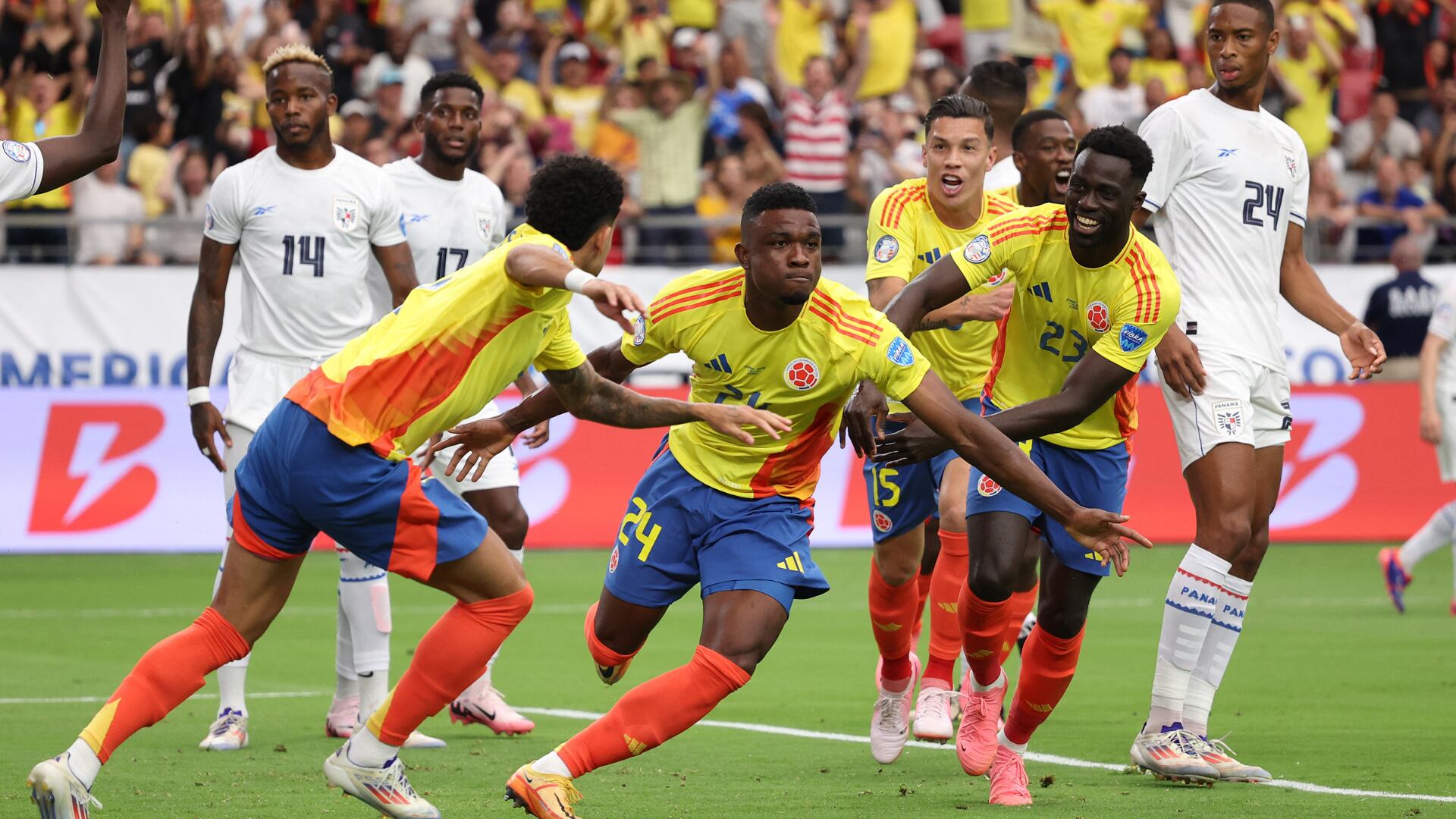 Colombia tardó 15 minutos en meterle dos goles a Panamá.