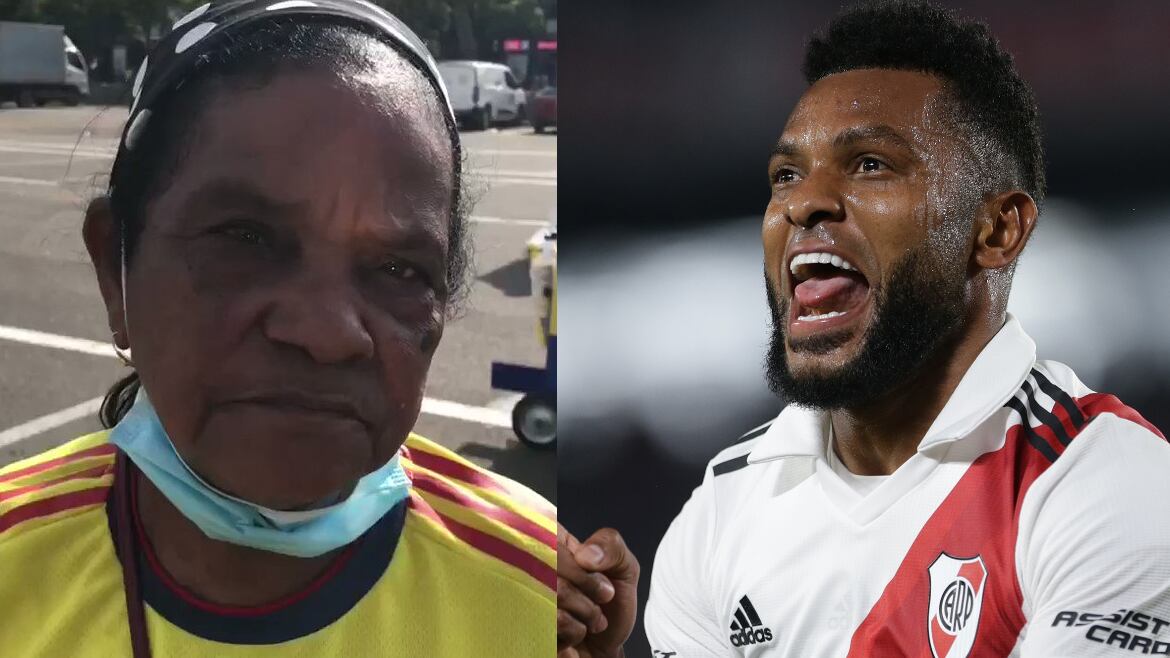 Miguel Ángel Borja y su madre, Nicolasa Hernández