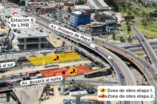 Nuevo avance del Metro de Bogotá: este 20 de febrero inicia el izaje de dovelas en av. Boyacá con av. Primero de Mayo