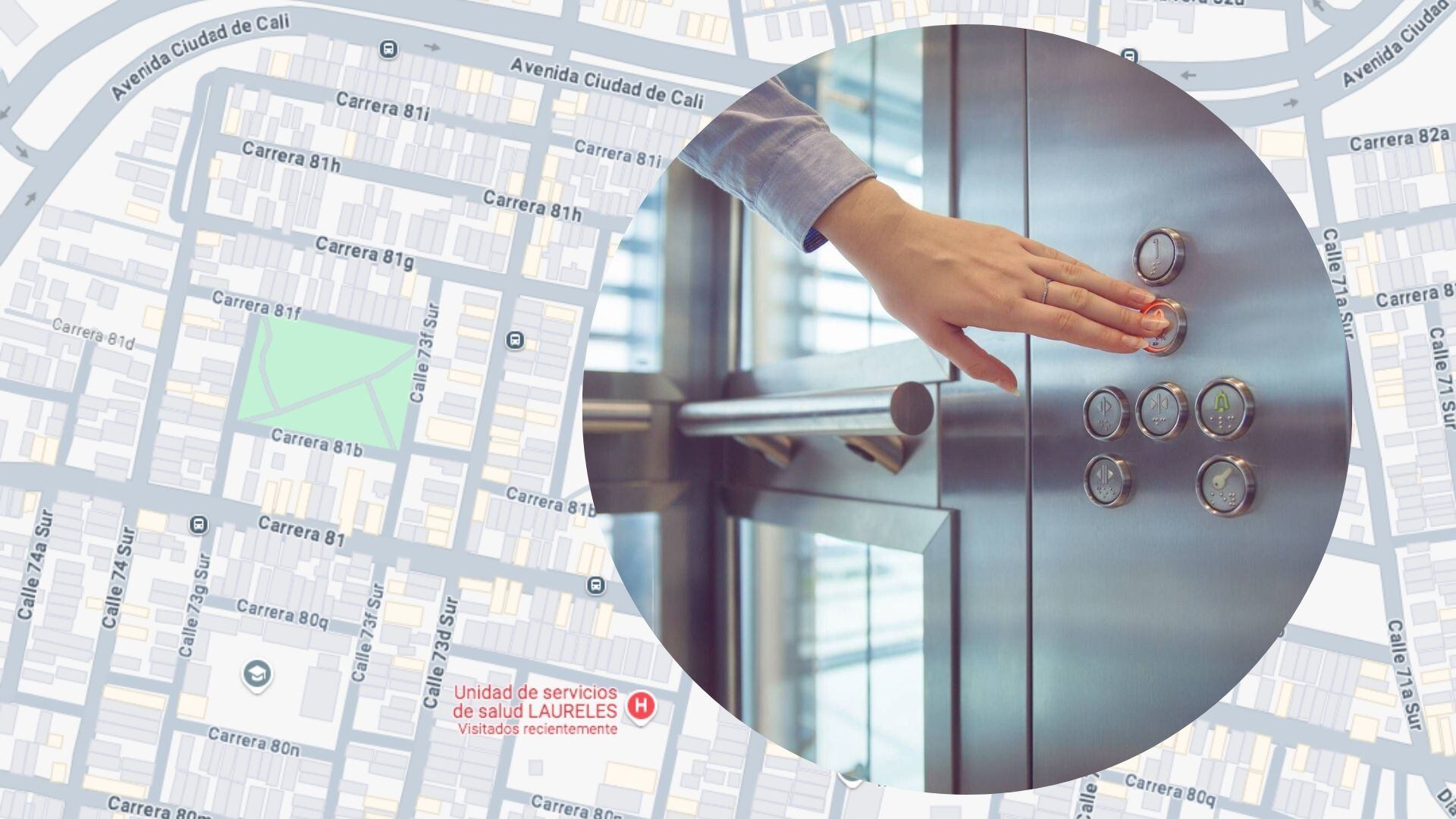 Ascensor se cayó en Bosa