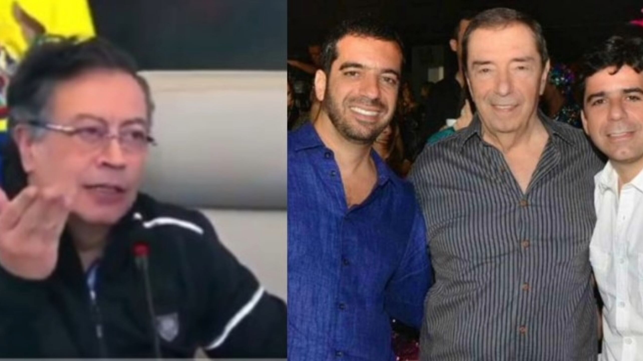 Foto del presidente Gustavo Petro que arremete contra la familia Char por el tema de los medicamentos en consejo de ministros.