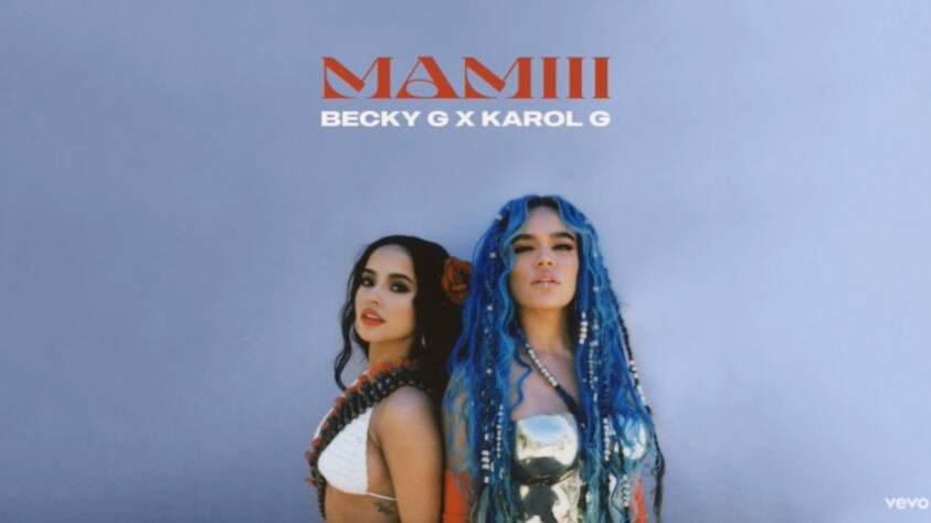 No se sabe si habrá o no video oficial del tema ‘Mamiii’ de Karol G y Becky G, y no ha dejado de sonar en las plataformas como Spotify.