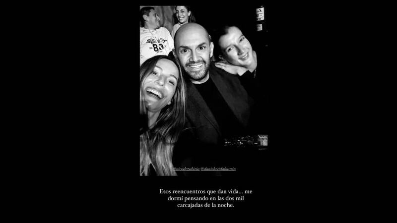 Claudia Bahamón se reencontró con Nicolás de Zubiría