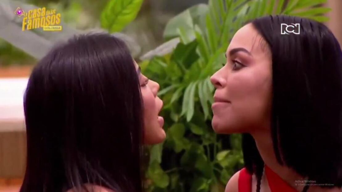 Karina y Laura casi se golpean en la casa de los famosos antes de la eliminación
