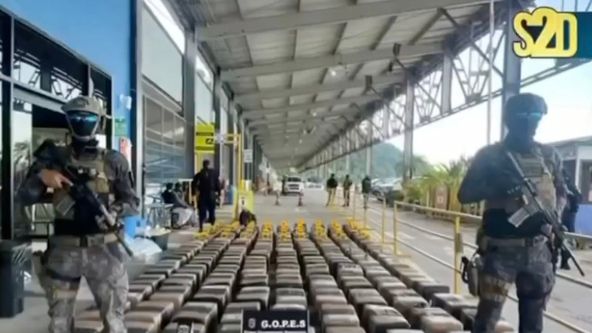 Colombia y Costa Rica incautan 2,6 toneladas de cocaína