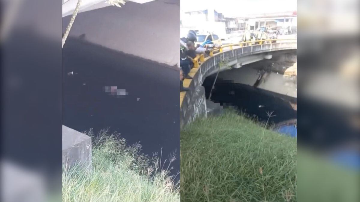 En horas de la mañana de este martes, la comunidad halló el cuerpo sin vida de una persona flotando en las aguas residuales de Andrés Sanín.