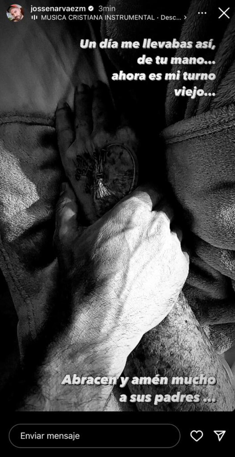 Josse Narváez preocupó a sus fans con la salud de su padre meses después de salir de UCI