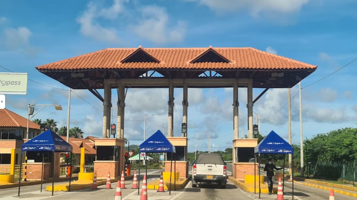 Peaje Papiros, en Puerto Colombia