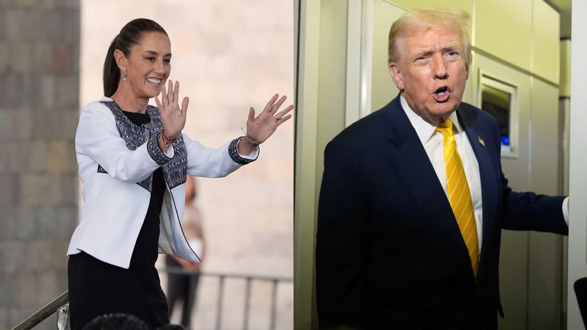 Claudia Sheinbaum y Donald Trump