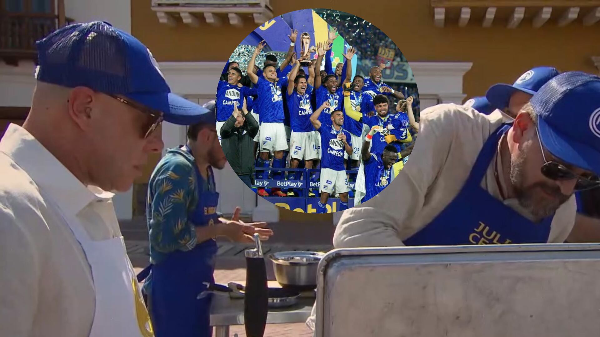Jugador de Millonarios, ayudó a equipo de MasterChef