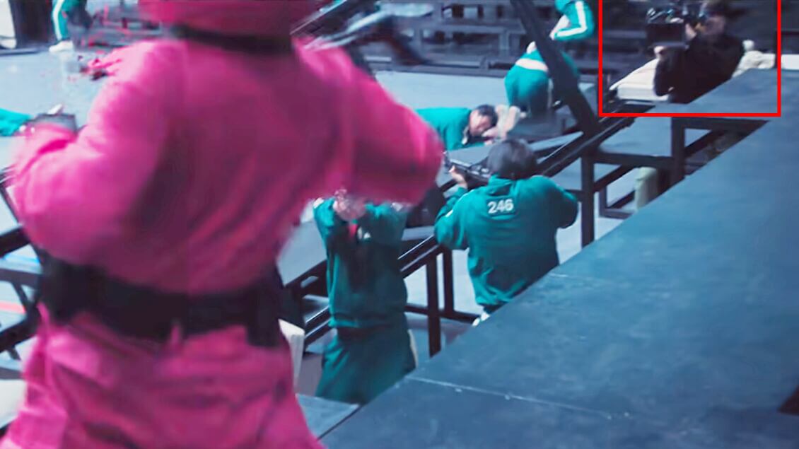 Fans de 'El juego del calamar' notaron a un camarógrafo en una escena de la segunda temporada