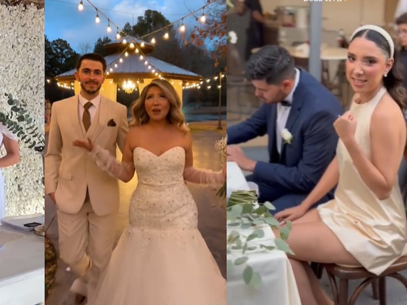 Nuevo reto viral de novias en el matrimonio se salió de control