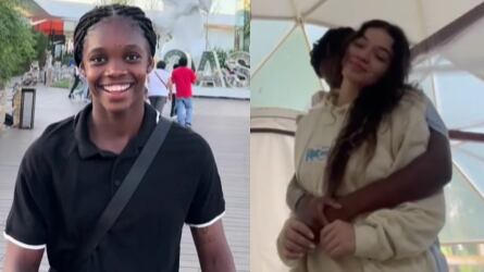 Linda Caicedo y su novia, Luisa Osorio