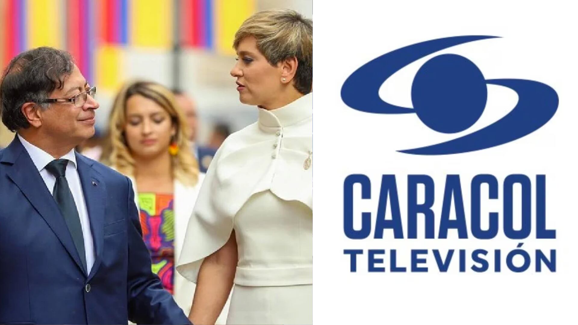 Gustavo Petro y Caracol Televisión.