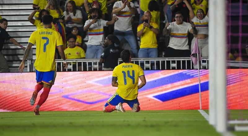 Gol de Gustavo Puerta con Colombia contra Nueva Zelanda