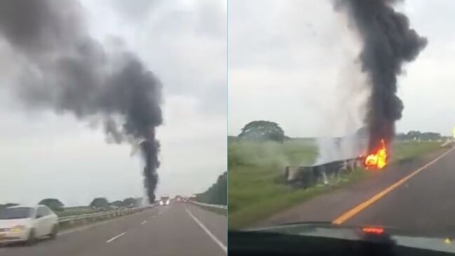 Accidente de tránsito en la vía de Aguachica.