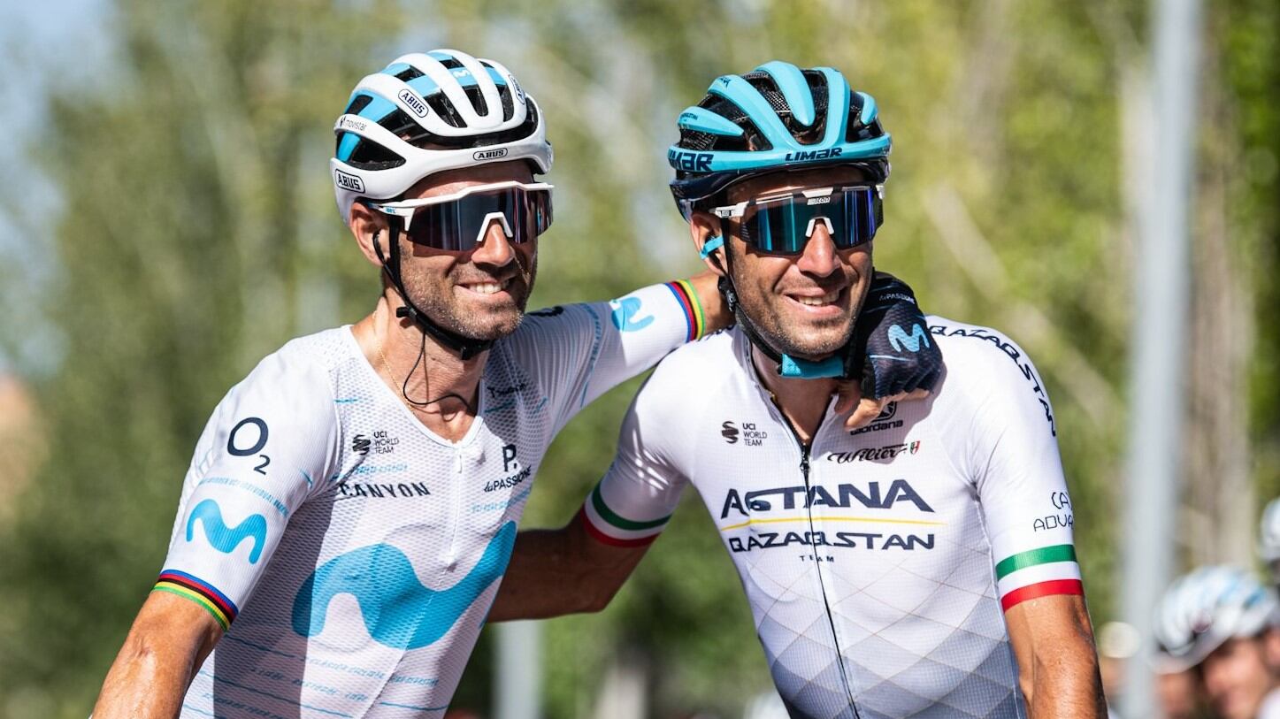 Alejandro Valverde y Vincenzo Nibali