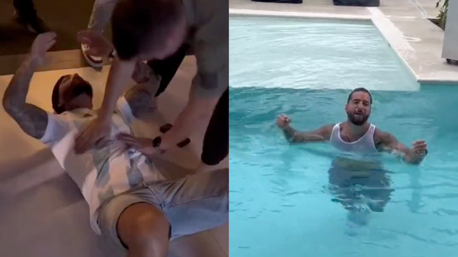 Una escultura se robó el show en el video de la celebración de Maluma por la consagración de Argentina en el Mundial Qatar 2022.