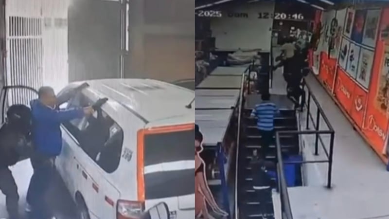 Video: asaltantes que estaban robando una bodega textil, se escondieron bajo las telas para no ser descubiertos