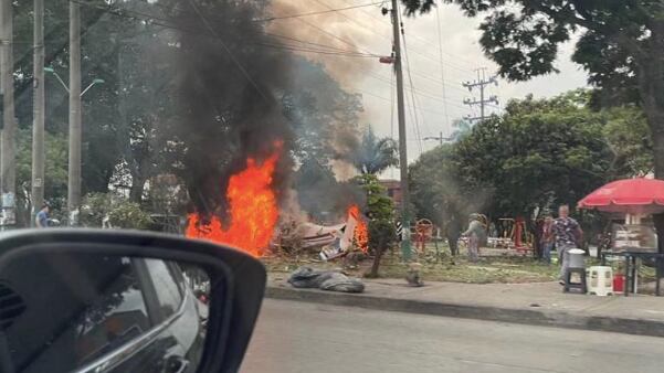 Avioneta en Cali