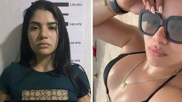 Su novio está en la Policía y la capturaron por tráfico de estupefacientes.