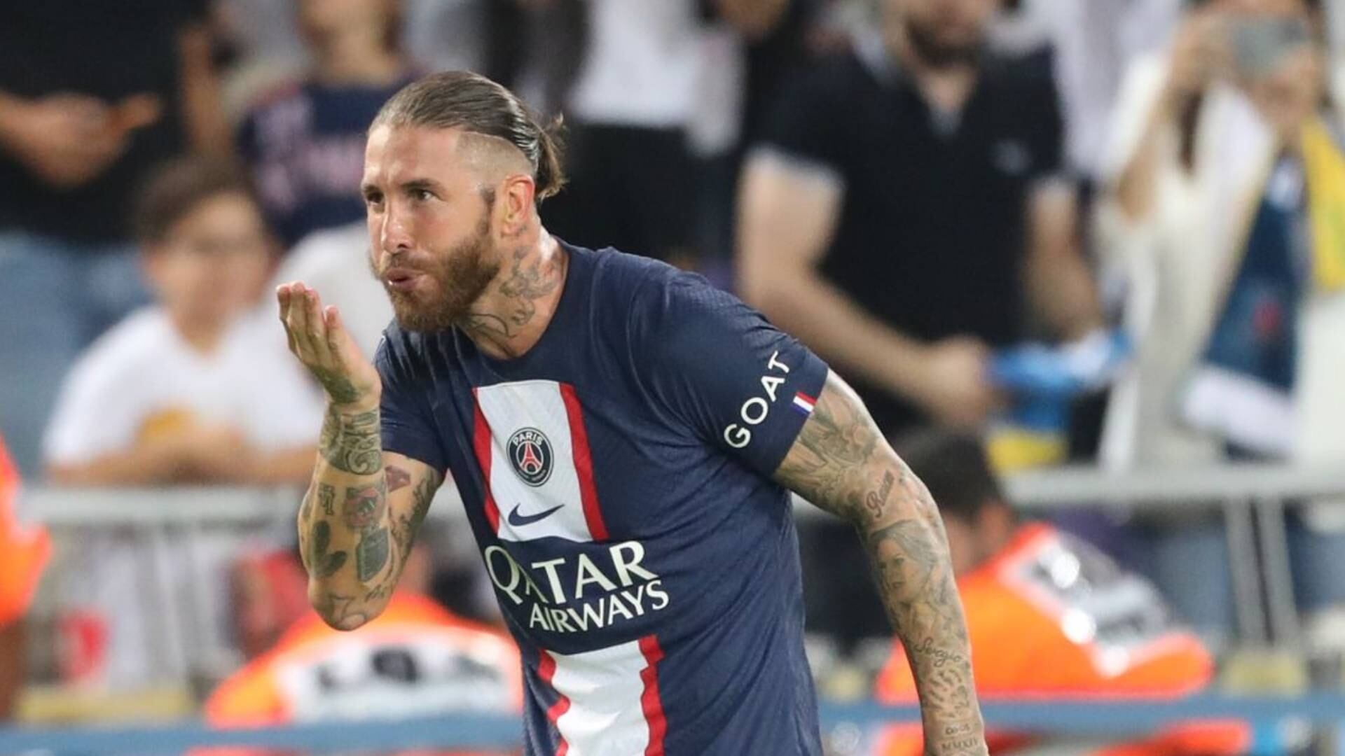Sol de Sergio Ramos en Paris Saint-Germain vs. Nantes, por Supercopa de Francia 2022