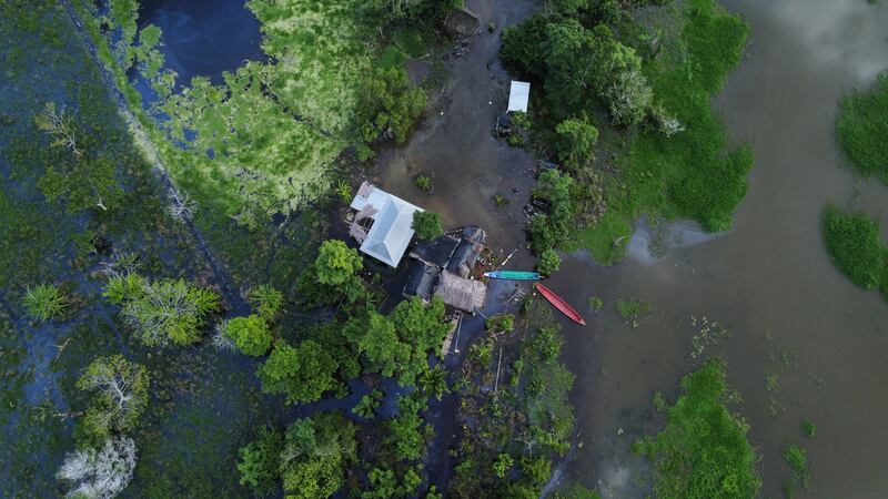 Ciénaga de Ayapel, en Córdoba, zona que hace parte del sistema hídrico de La Mojana, al norte de Colombia.