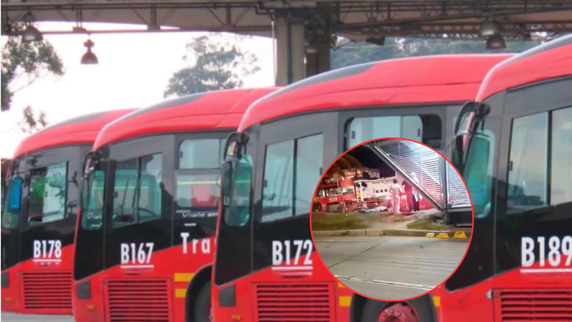 Muerte de hombre en estación de Transmilenio Av. Suba-Calle 116