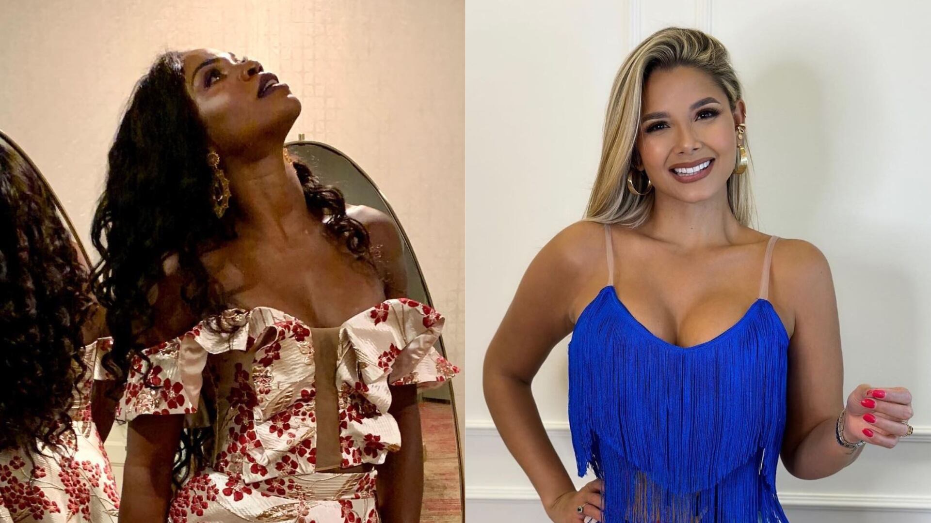 Melissa Martínez y Catherine Ibargüen se reunieron para celebrar el Carnaval de Barranquilla