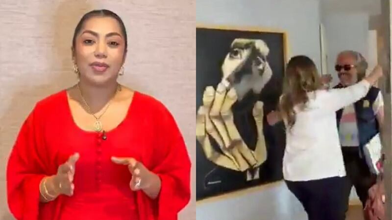 “El chiste se cuenta solo”: Martha Peralta criticó a Paloma Valencia por cuadro que tiene colgado en su casa